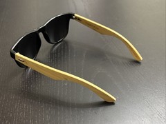 TreeHut Men’s Handmade Wooden Sunglasses WPB313 Blue Lenses Purple Tint w/case