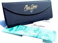 NEW Maui Jim LELE KAWA Grey Stripe POLARIZED Neutral Grey GLASS Sunglass 811-11D