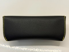 Moscot Miltzen Black with Custom Made Tints Demin Blue Sunglasses 49mm