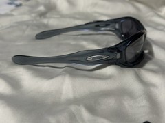 Oakley Unknown Crystal Black Sunglasses Clear Gray Discontinued AB
