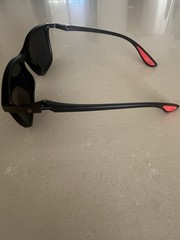 Ray-Ban RB4433M Scuderia Ferrari Matte Black/Dark Grey 54 mm Sunglasses