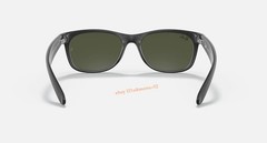 Ray-Ban New Wayfarer RB2132 Sunglasses Matte Black/Green Lens G-15 55mm