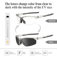 Photochromic Cycling Glasses Men Women Clear Sports Sunglasses Mountain Bike …