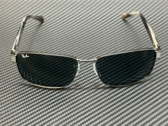 RAY BAN RB3750 004 R5 Gunmetal Blue Men’s 62 mm Sunglasses
