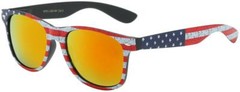 USA AMERICAN FLAG STARS & STRIPES PATRIOTIC SQUARE SUNGLASSES CLASSIC RETRO 80s