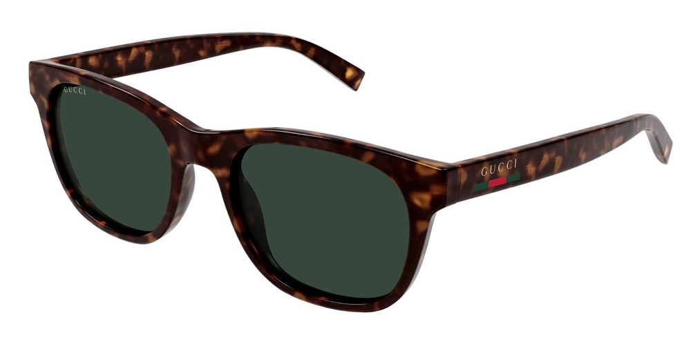 GUCCI GG1985S 002 Havana Havana Green 54 mm Round Oval Panthos Men’s Sunglasses