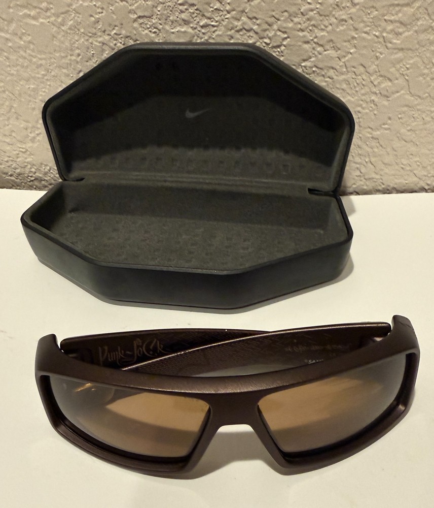 Vintage RARE Sample 05 Nike Punk Jock EV0335 215 Sunglasses Italy & Case READ