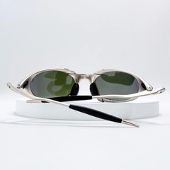 Oakley Romeo X-Metal sunglasses, silver frame, black lenses*/