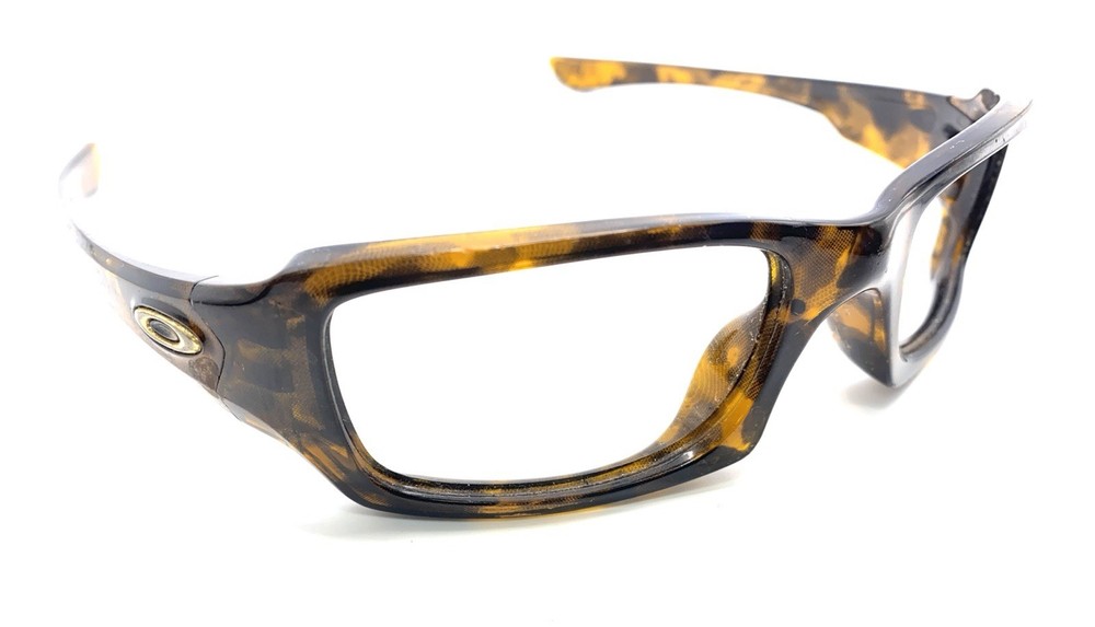 Oakley Five Translucent Brown Wrap Sunglasses Frames 135 USA Designer Men Women