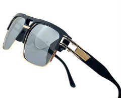 MEN SUNGLASSES CLEAR GAZELLE B-BOY HIP HOP SUNGLASSES OVERSIZED RETRO SQUARE