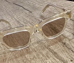 Chimi Polarized Sunglasses #11 in Light Yellow. New in Box. Retail- $230