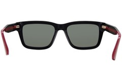 Gucci GG1869S 001 Sunglasses Men’s Black/Green/Grey Square Shape 53mm