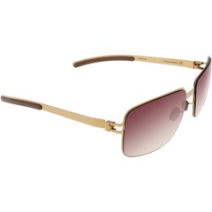 Mykita Sunglasses MAJA GOLD LINE 006 Gold Line Rectangular Handmade in Germany