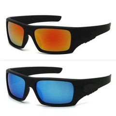 Gascan CRYSTAL BLACK/Red Ruby Iridium Polarized Sunglasses