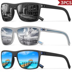 Polarized Sunglasses Men Women Sports Driving Fishing Square Eyewear UV400 Glass