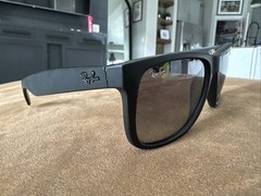 RAY BAN RB4165 622 T3 Matte Black Grey Polarized Men’s 55 mm Sunglasses #E81