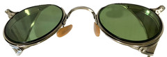 VINTAGE BAUSCH & LOMB B&L RAY-BAN GOGGLES SHADE NO.2 SIZE: 23-44mm WIRE MESH