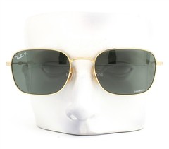 Ray-Ban Sunglasses RB 3706 001/O9 Arista Gold Polarized Chromance 54mm w/case