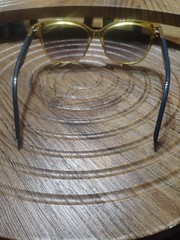Fendi Yellow and Blue FF0054/S Pequin Square Sunglasses