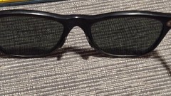 Vintage B&L Ray Ban Wayfarer II 2 Bausch & Lomb Sunglasses Made In USA Black