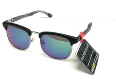 NEW Men’s Foster Grant Sunglasses Teal MIRROR Cali Black Silver US Seller Fast