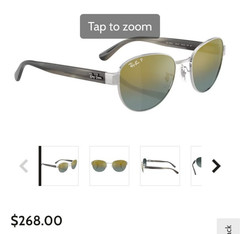 Ray-Ban RB3766CH Chromance Polished Black/Dark Grey Polarized 56 mm Sunglasses