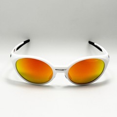 Oakley Eye Jacket Redux OO9438 White Frame Galaxy Ruby Polarized Lens