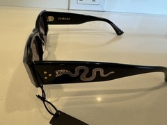 Epoke Polished Black Guilty Sunglass Black Lens