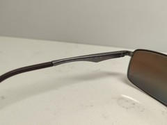 Ray Ban RB3498 135 mm Sunglasses w/Gunmetal Frame and Brown Gradient Lenses 3498