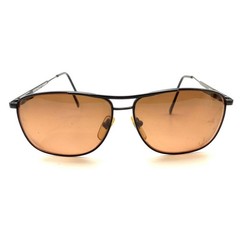 Serengeti Eyewear Aviator Black Metal Sunglasses Frames 61-12 140 Designer Japan