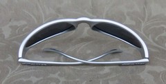 BOLLE PIRAJA 10026 SILVER POLARIZED WRAP SUNGLASSES FRANCE MINT CONDITION