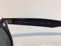 RAY-BAN Men’s WAYFARER RB 2140 901 SUNGLASSES / Hand Made In Italy K (54-18 3N)