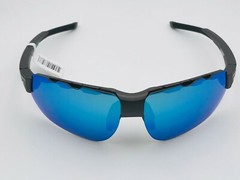 Under Armour UA Sunglasses Conquer 8600132-060161 Satin carbon Blue Mirror NIB