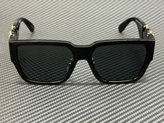 VERSACE VE4483D GB1 87 Black Grey Men’s 57 mm Sunglasses