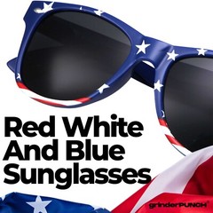 2 Pairs Bulk American Sunglasses USA Flag Classic Patriot