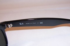 New RAY BAN Sunglasses WAYFARER 2132 901 BLACK/GREEN 52mm AUTHENTIC