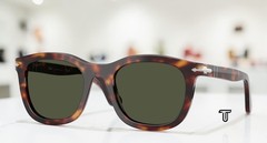 PERSOL PO3395S 24 31 Havana Green 52 mm Unisex Sunglasses