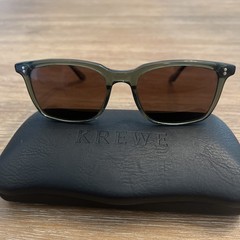 Krewe Matthew Bottle Green Polarized Sunglasses Unisex
