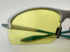 Cabela’s Lightweight Silver Wrap Shooting Safety Sunglasses, Yellow Plastic Lens