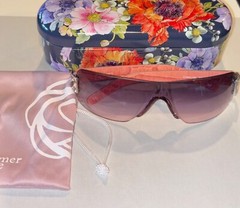 Brighton Maxwell Women’s Sunglasses A10841-125 w/ Floral Tin Case