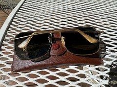 B&L Ray-Ban Caravan Sunglasses~1/10 12K GF Frame~1/3 Mirror G-15 Lens~1950s-60s