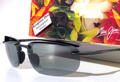 NEW Maui Jim HOOKIPA ULTRA Matte Black POLARIZED Grey Lens Sunglass 676-02
