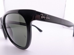 Ray-Ban Sunglasses, Polarized Lenses, RB 4184 601/9A 3P Black, 54-17-145, Brazil