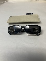 Gucci Narrow Rectangular Sunglasses GG1661S 001 Black 54-16mm NEW