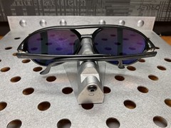 VTG RARE Maui Jim Aviator MJ193-2M Matte Black Japan Polarized Sunglasses 140mm