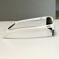 Oakley Sunglasses Pearl White Polarized Gray Lenses 53□16-145 RSVP Made In Italy