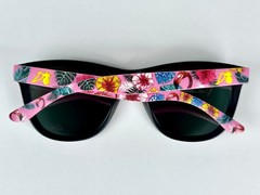 NWOB Detour Essentials Pink Breeze Sunglasses Pink Lens Polarized + Floral Case