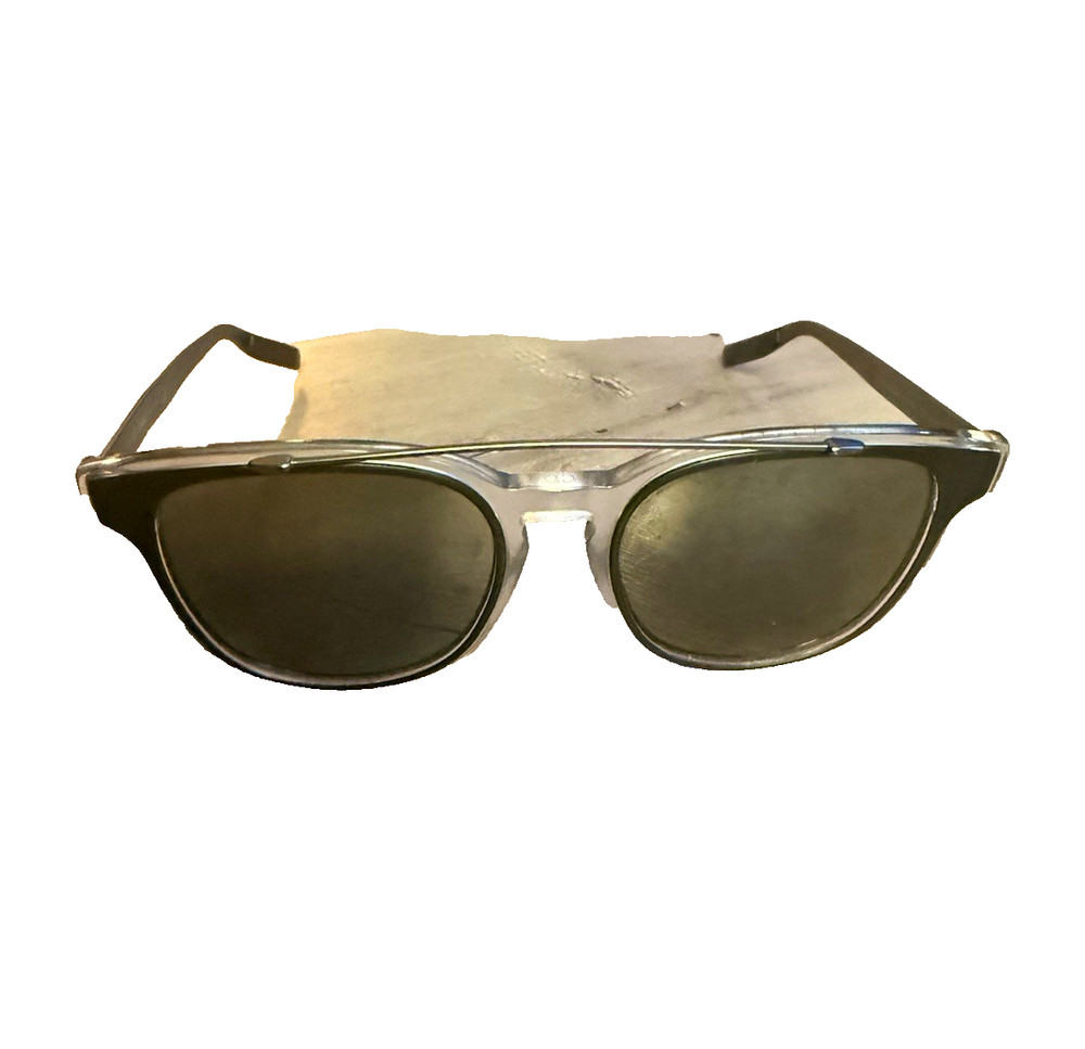Dior Homme BLACKTIE218S Sunglasses Gray Crystal Aluminum Frame 52-19-150 Italy