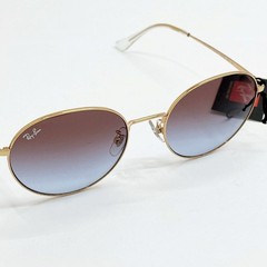 RAY BAN Ray Ban Sunglasses Round Glasses 0RB3769D Gold Almost Unused