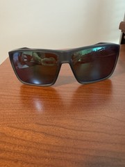 Costa Del Mar Sunglasses Rinconcito Matte Black with Blue Mirror 580P Lenses